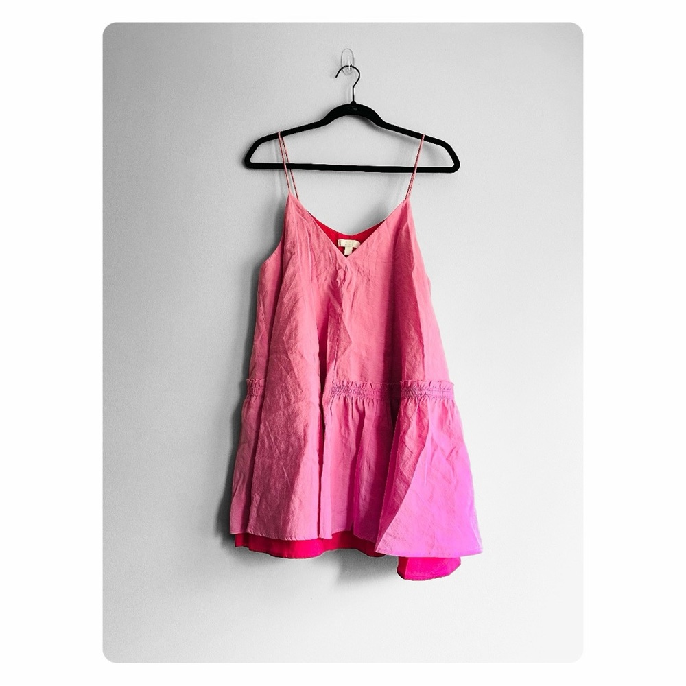 Cos Tiered Vest Top - Multicolored Pink View 2
